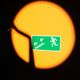 Minimalist geometric light icon